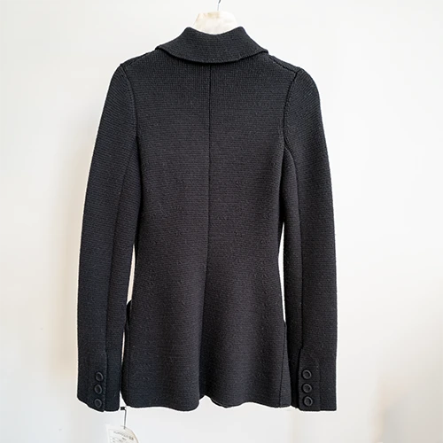 Black Wool Blazer Coat Black Wool Blazer Coat