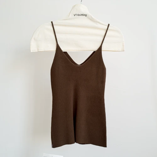 Ribbed V Neck Vest Ribbed V Neck Vest